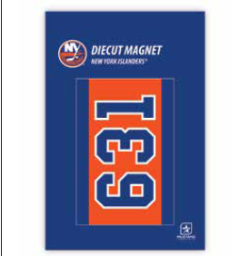 3" x 5" Die-cut Textured Magnet - 631