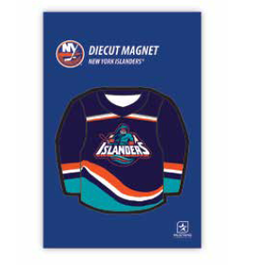 3" x 5" Die-cut Textured Magnet - Fisherman Jersey