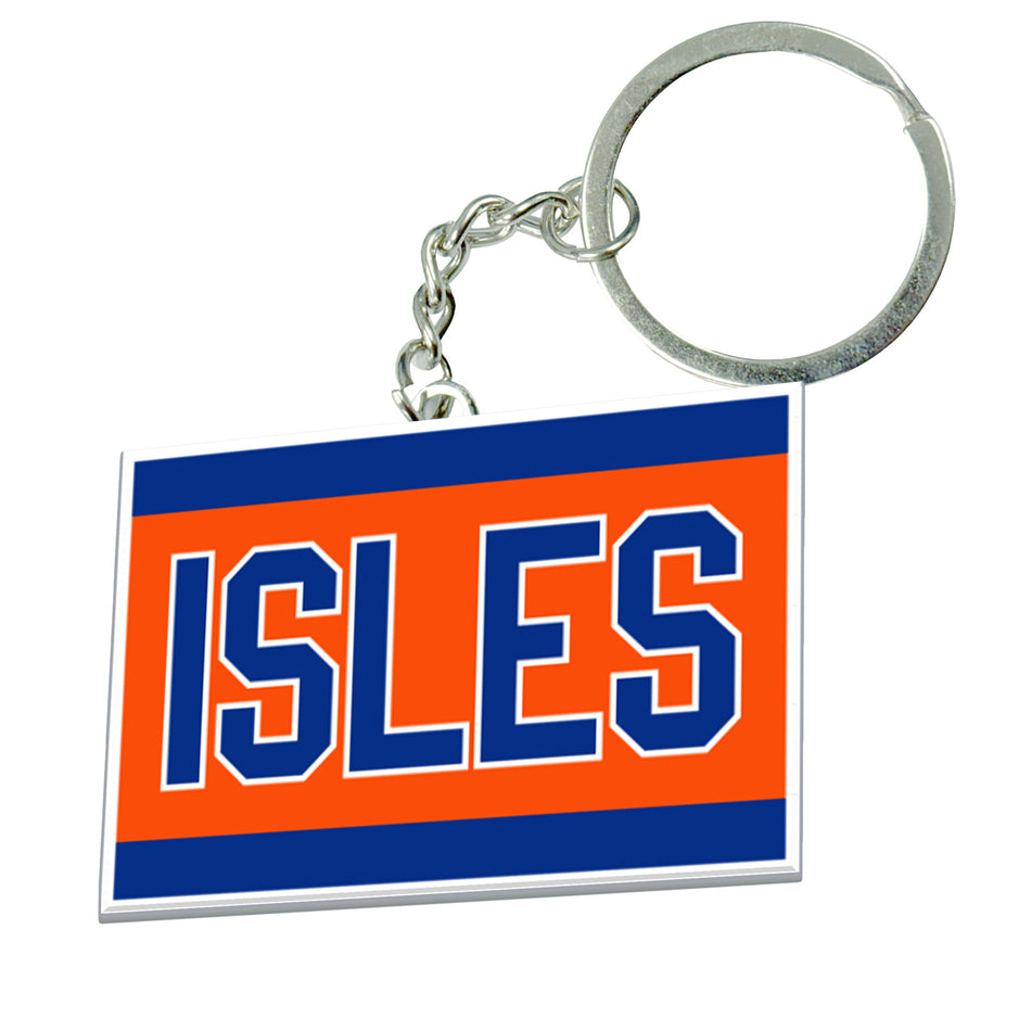 New York Islanders Isles Logo Keychain