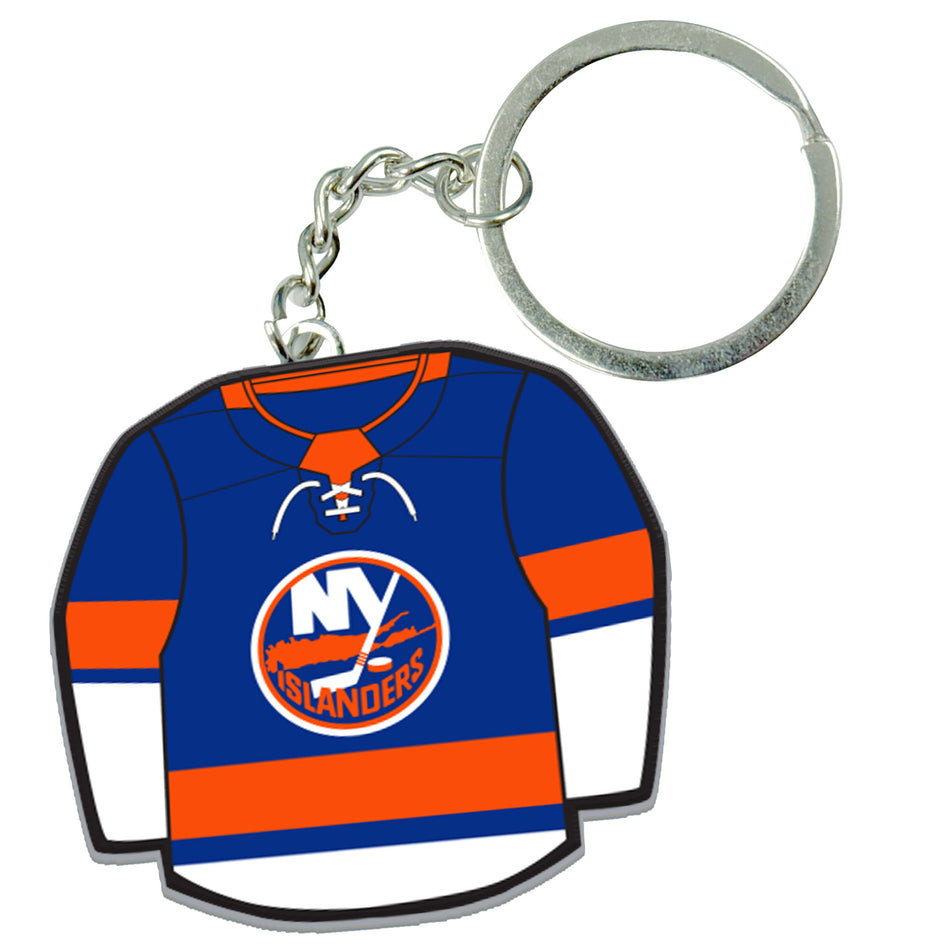 New York Islanders Home Jersey Logo Keychain
