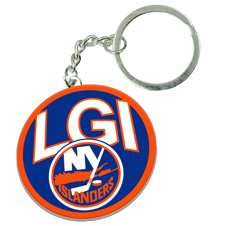 New York Islanders LGI Logo Keychain