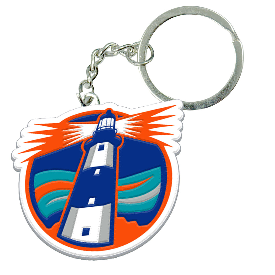 New York Islanders Lighthouse Logo Keychain