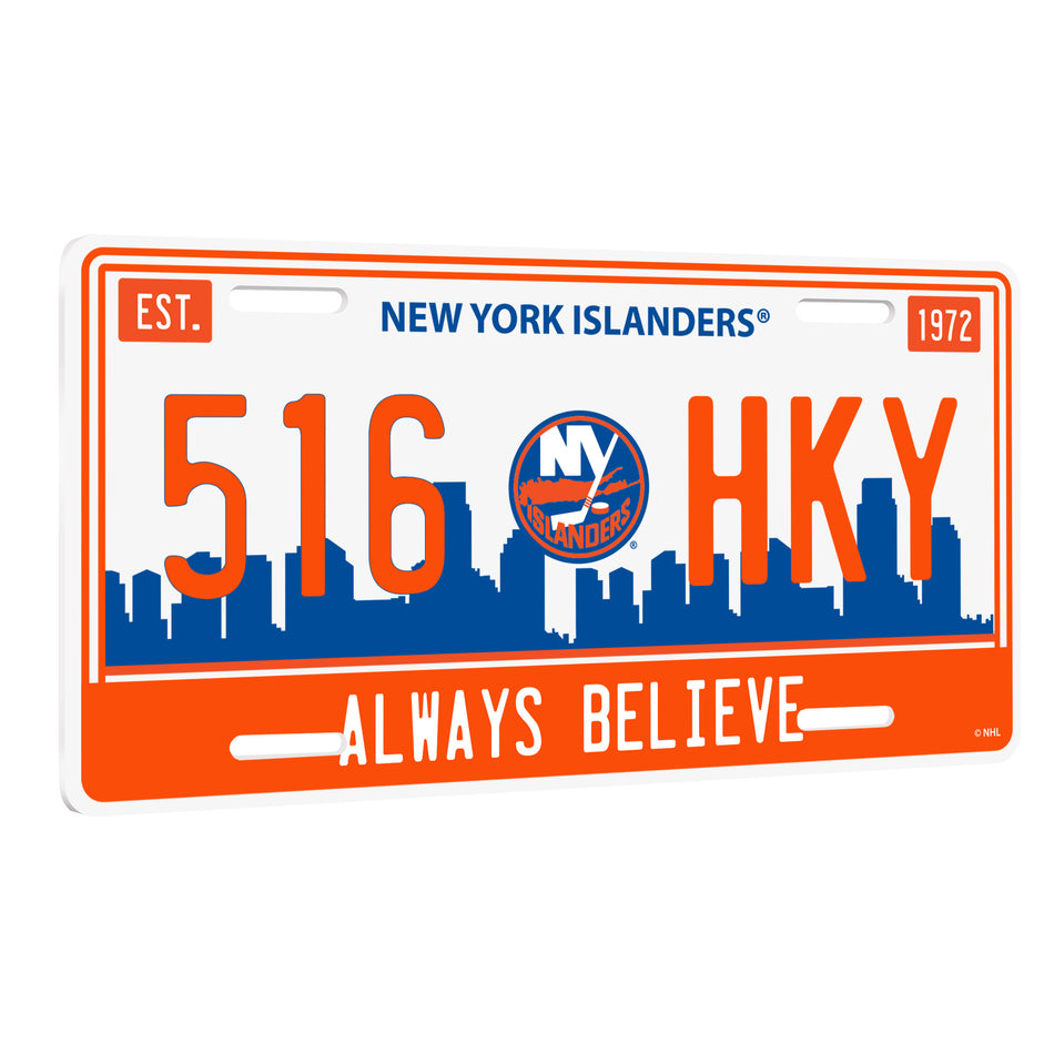 New York Islanders License Plate