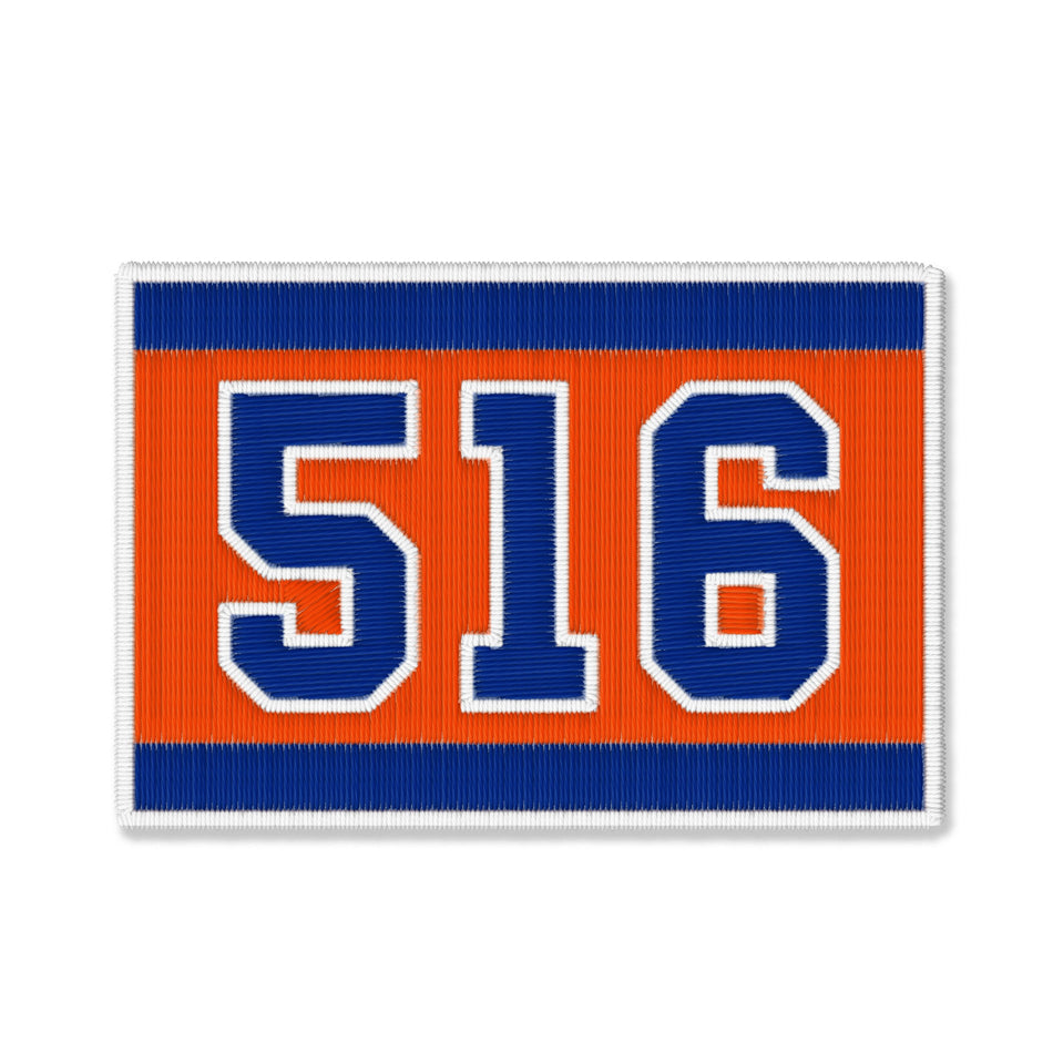 New York Islanders 516 Logo Patch