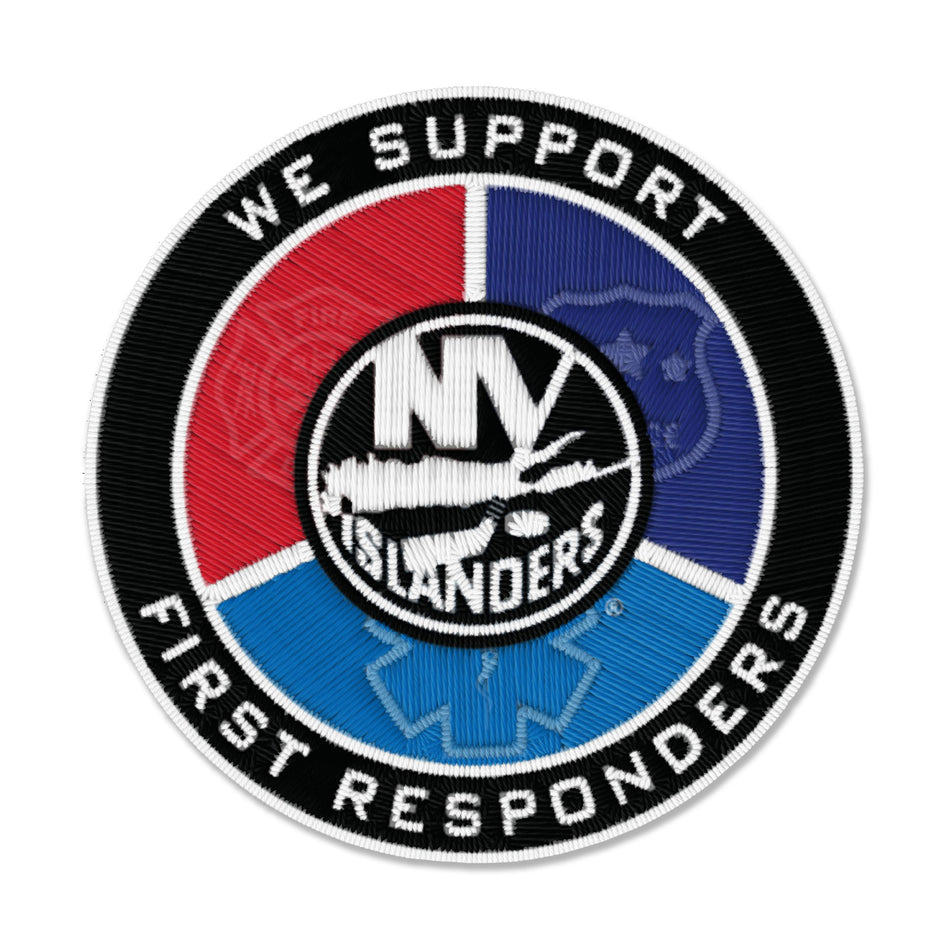 New York Islanders First Responders Logo Patch