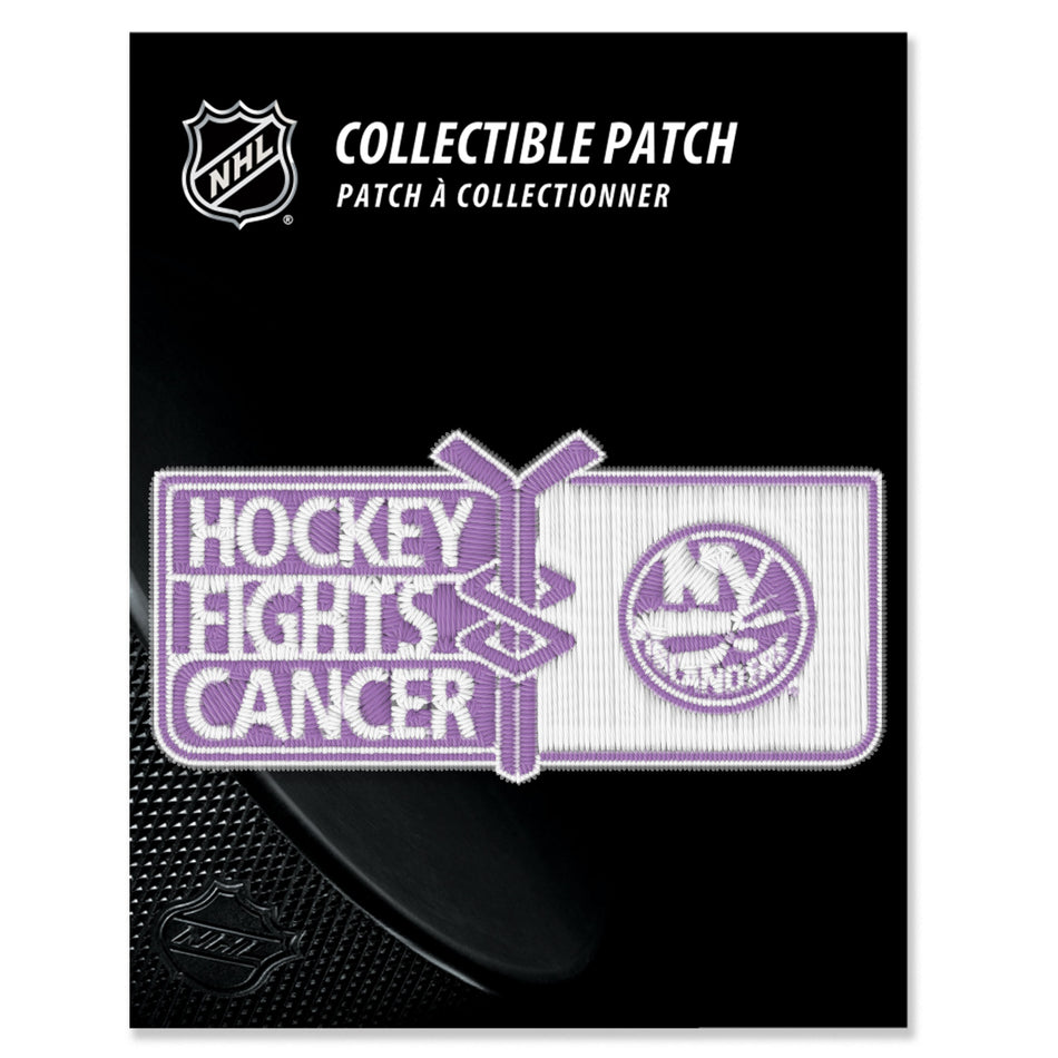 New York Islanders Hockey Fights Cancer Logo Patch