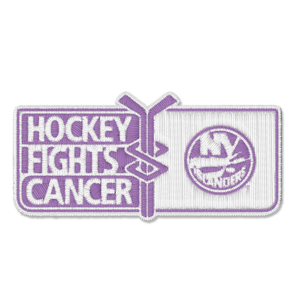 New York Islanders Hockey Fights Cancer Logo Patch