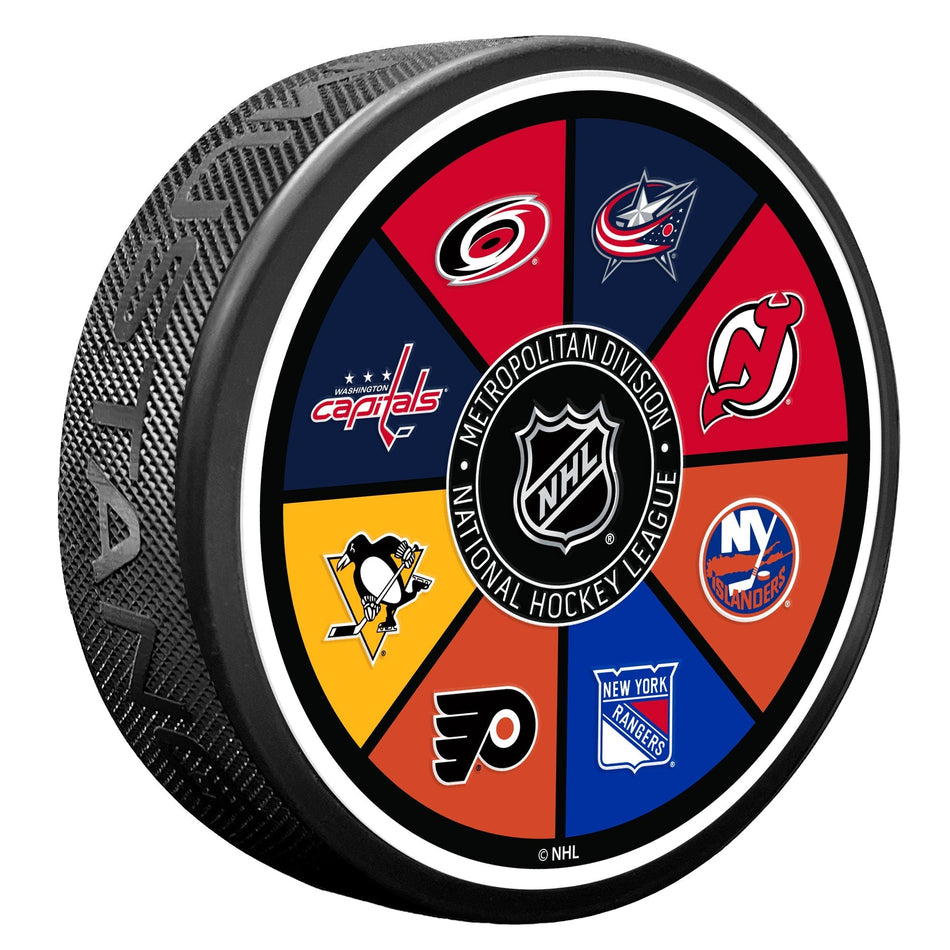NHL Metropolitan Division Puck