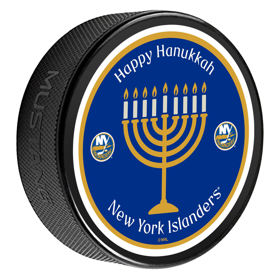 New York Islanders Hanukkah Puck