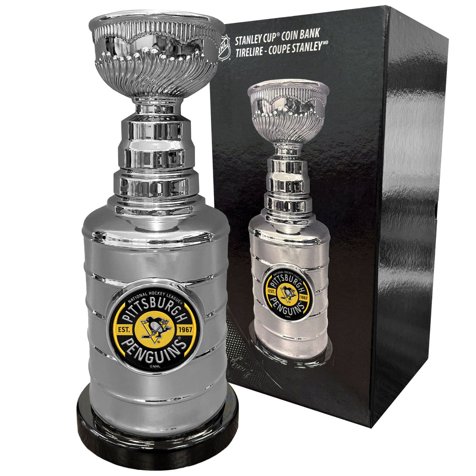 Pittsburgh Penguins Stanley Cup Coin Bank - Trimflexx