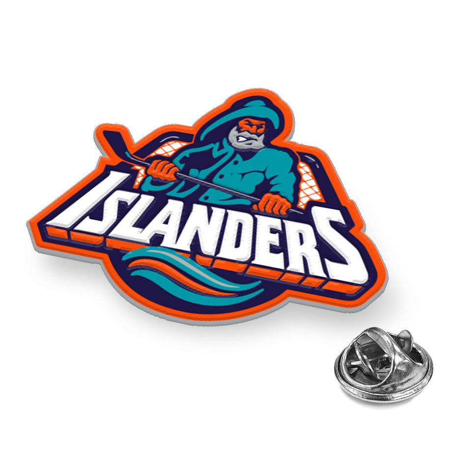 New York Islanders Fisherman Logo Pin