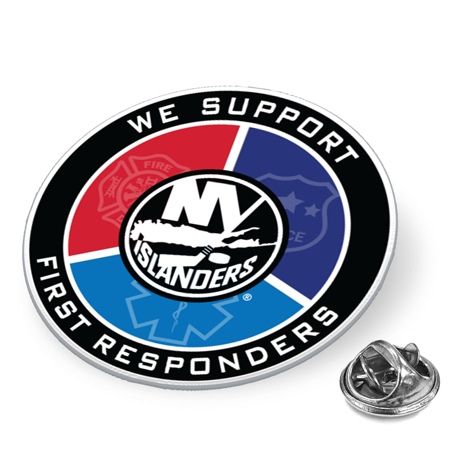 New York Islanders First Responders Logo Pin