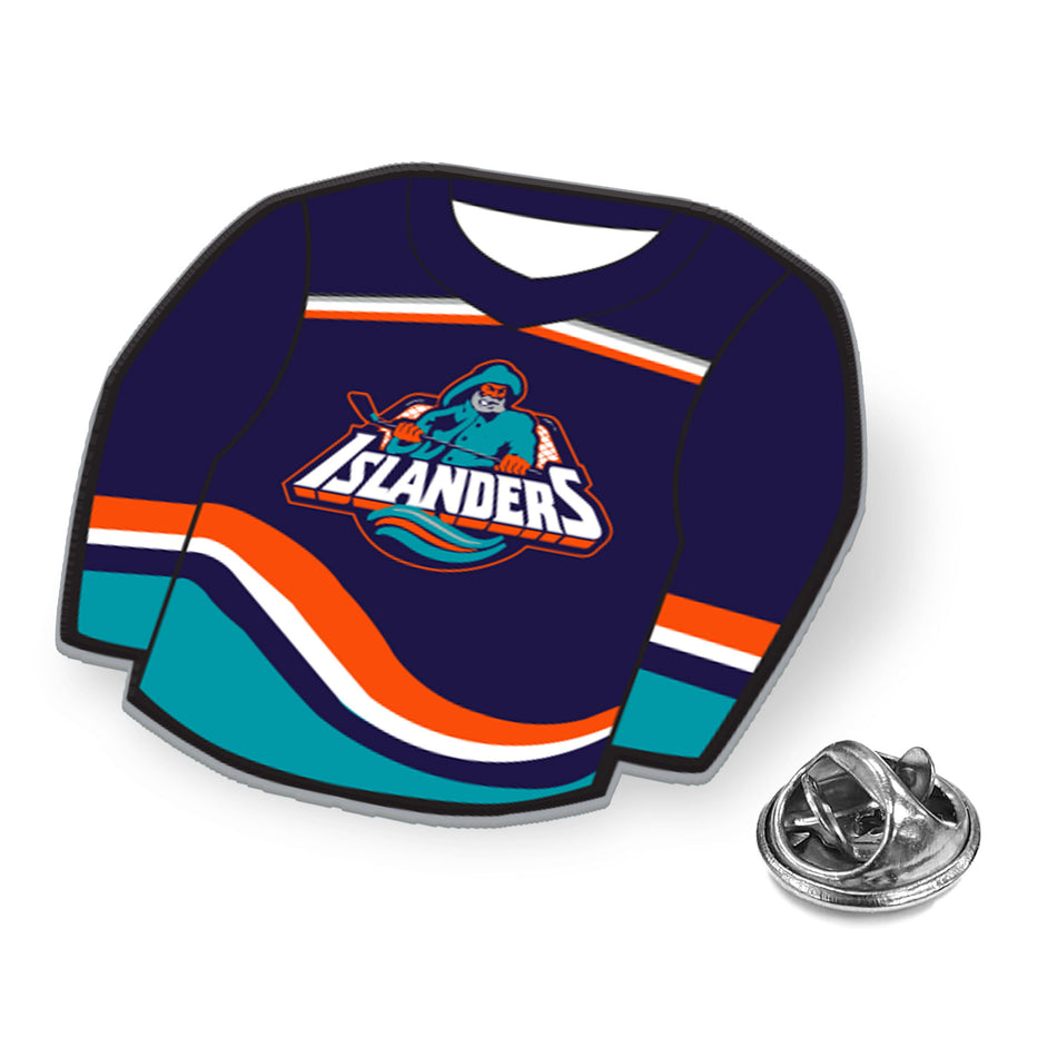 New York Islanders Fisherman Jersey Logo Pin