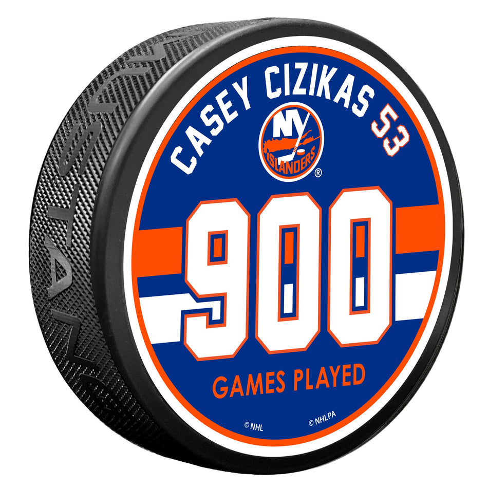 New York Islanders | Cizikas 900 Games Milestone Puck