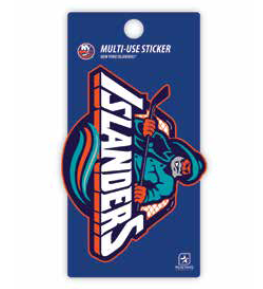 3" x 5" Textured Sticker - Fisherman Logo